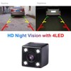 4 LED Night Vision: Car Reversing Camera Number Plate Light
