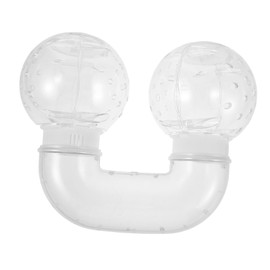 Abaodam Clear Plastic Hamster Tunnel Tube with Seamless Escapeproof Connections for Small Pets DIY Exploration Lightweight and Easy to Clean Exercise Tube for Rabbits Chinchillas and