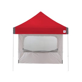 E-Z UP Single Sidewall with Screened Window, Fits 10' Straight Leg, Truss Clip Attachment, Punch