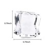 Clear Fake Ice Cubes, 25 Pcs 0.79inch Acrylic Ice Cubes