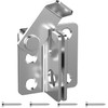 WUBAYI Robuster Schnappverschluss mit Befestigungsschrauben, schwarzes Metall, 62 mm x