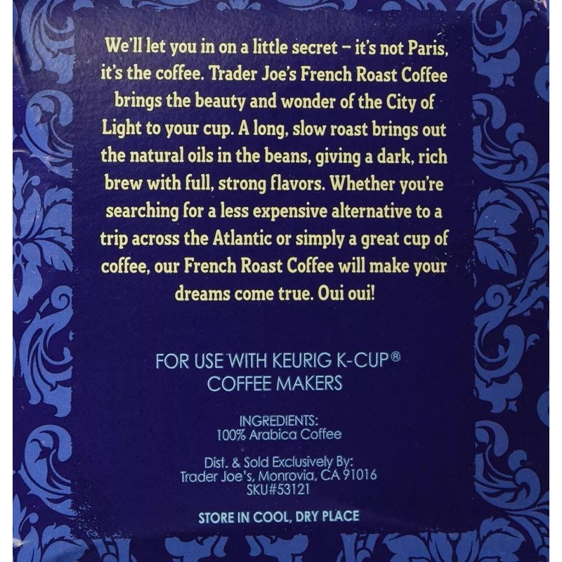 Trader Joe's 2 Packs Trader Joe's French Roast Coffee Cups