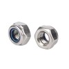 M18-2.25 Lock Nuts, M18 Nylon Insert Locknuts 304 Stainless Self