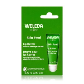 Weleda Skin Food Lip Butter, 0.27 Ounce, Plant Rich Moisturizing Lip Care with S
