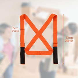 Moving Straps Lifting, 1-Person 2-Person Lifting and Moving System with Handle Lifting Straps, Lashing Straps up to 600 Pounds for Harness Moving Mattress Couch Furniture Heavy Things