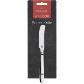 Grunwerg Windsor Carded Butter Spreader BKWDR/C, 18/0 Stainless Steel