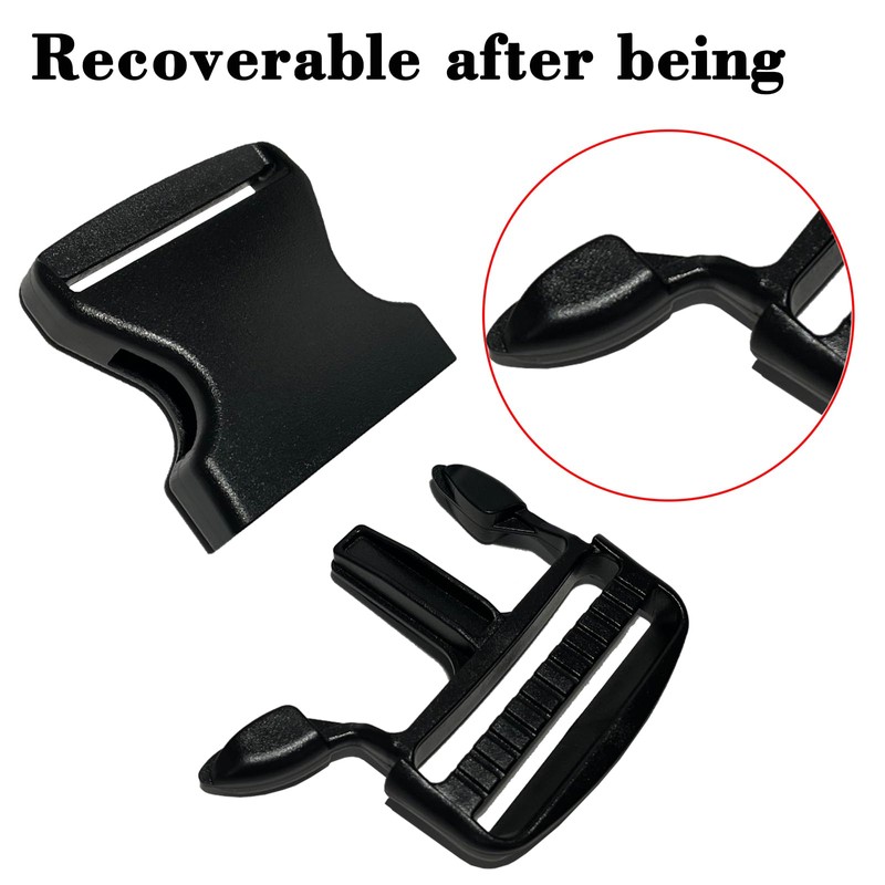 1.5" Buckles for Straps Quick Side Release Plastic Buckle Clip