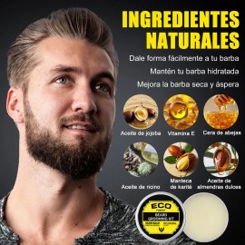 Balsamo Para Crecer La Barba Con Castor Oil 30g