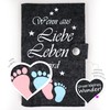 Goldi-Design Deluxe maternity log cover "Wenn aus Liebe Leben Wird..."