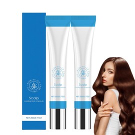 2pcs Sea/Puri Scalp Serum,Scalp Cooling Hair Roll-on Massage Essence,Hair Serum for Hair Loss,Scalpy Hair Growth Serum for Men & Women,Strengthening Soothing Hair Essences,Improves Shine