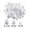Craftplay Polystyrene Balls Jumbo Pack | White | Assorted Sizes