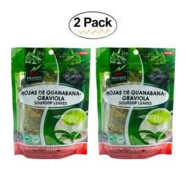 Hanan Graviola Loose Leaf Herbal Tea 1.4oz Soursop Leaves - Hojas De Guanaba from Peru