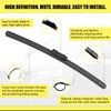 ANIKLUIM® 26"+18" Wiper Blades with 16" Rear Wiper Blade Set