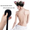Cinlitek Silicone Body Scrubber With Long Handle for Shower -