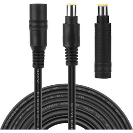 8mm Extension Cable - iGreely 30Ft 9M DC 8mm Cord Compatible with Jackery Goal Zero for Solar Generator Portable Power Station and Solar Panel 14AWG