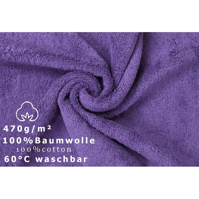 10 Piece Set Wash Mitts Premium Colour: purple, Size: 17