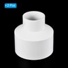 PATIKIL PVC Reducer Pipe Fitting 75mm to 40mm ID, Straight