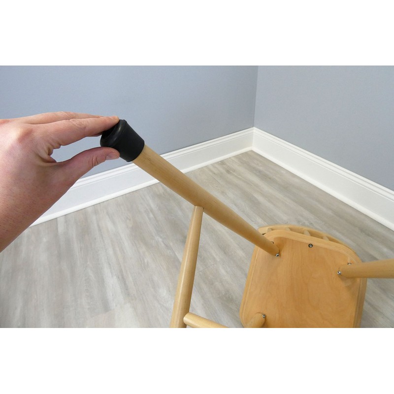 Shepherd Hardware 8620E 3/4-Inch Inside Diameter Rubber Chair Leg Tips,