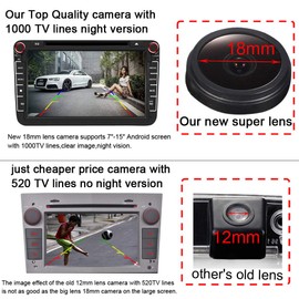 Kalakus Car Reversing Camera Colour Camera Parking Camera for Volvo S80L/S40L/S80/S40/S60/V60/XC90/XC60/C70/S60L/V40
