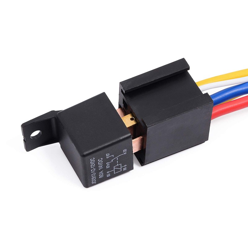 Ehdis 5 Pack Car Relay 12V 80 APM 5 Pin,