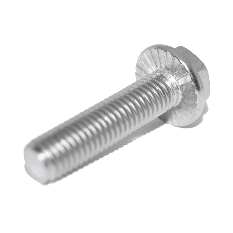 Hexagon Head Screws with Flange M8X50 10 Pieces DIN 6921