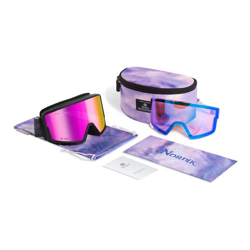 Nordik ODIN Ski Goggles - Interchangeable Lens Unisex Snow Winter