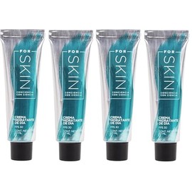 Kit 4 Cremas Hidratantes Faciales de Día con Protector Solar, 2 en 1 Hidratación y Protección, 60 ml                                                  