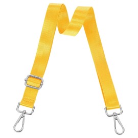 QZKJQDD Pack of 2 Bag Straps Yellow 2.5 cm Wide, Carry Strap Bag for Men and Women, Adjustable Length 75-135 cm Shoulder Strap for Bags, Suitable for Bags, Shoulder Bags, Handbags, etc
