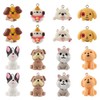 KISSITTY 16Pcs Resin Dog Charms 3D Dog Resin Pendants Cartoon