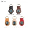 H.N.Z rclk-001 Men's Key Chain, Cowhide Leather, Concho, Native Key