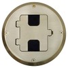 Bryant Electric RF515BP Floor Box Kit, Brass