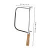 SHINEOFI 1 Set Coping Saw with Wooden Handle Ergonomic Hand