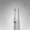 STALEKS PRO Expert Diamond Nail Drill Bit (Mini Flame, Red,