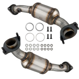 PHILTOP Left and Right Catalytic Converter Stainless Steel Direct-Fit Replacement For 2004-2007 CTS 2.8/3.6L Replace 16546, 16544 (EPA Compliant)