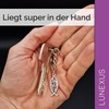 Lunexus Jesus Fish Keyring - Ichthys Symbol Made of Metal