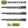 HUSTLER 3 GENUINE OEM HUSTLER 48" GATOR MOWER BLADES 796631 RAPTOR SD FASTRAK X-ONE