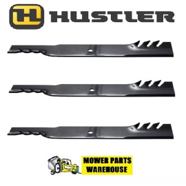 HUSTLER 3 GENUINE OEM HUSTLER 48" GATOR MOWER BLADES 796631 RAPTOR SD FASTRAK X-ONE