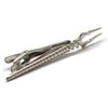 Swank Longinus Spear Tie & Tie Bar Set (Silver) (Tie/Tie
