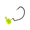 Temorah Finesse Ned Shroom Jig Heads (Chartreuse, 1/15 OZ EWG