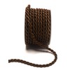 s.dekoda Cord 10 m x 6 mm Brown Twist Cord