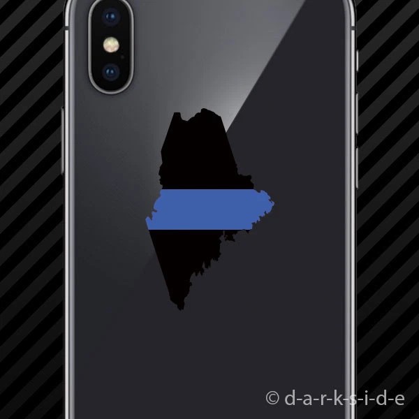 Darkside Ltd (2x) Maine State Shaped The Thin Blue Line