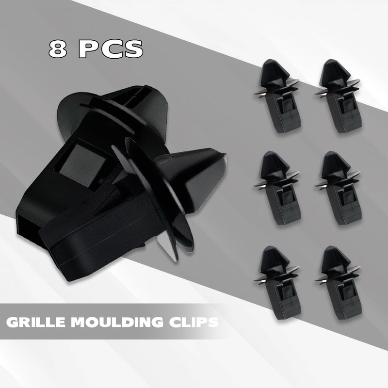 CHRYMUM 8PCS Grille Moulding Clips Replace 68213168AA Compatible with Ram