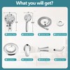 Replacement 5" Dual Shower Combo Faucet Tub Trim Kit for