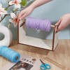 OLYCRAFT Wooden Spools Holder Sewing Yarn Roll Holder MDF Adjustable