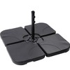 Sunnyglade 4PCS 176LB Square Shaped Water Or Sand Filled Umbrella