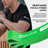 3DActive Power Resistance Band Pull Up Assist Heavy Duty Gym