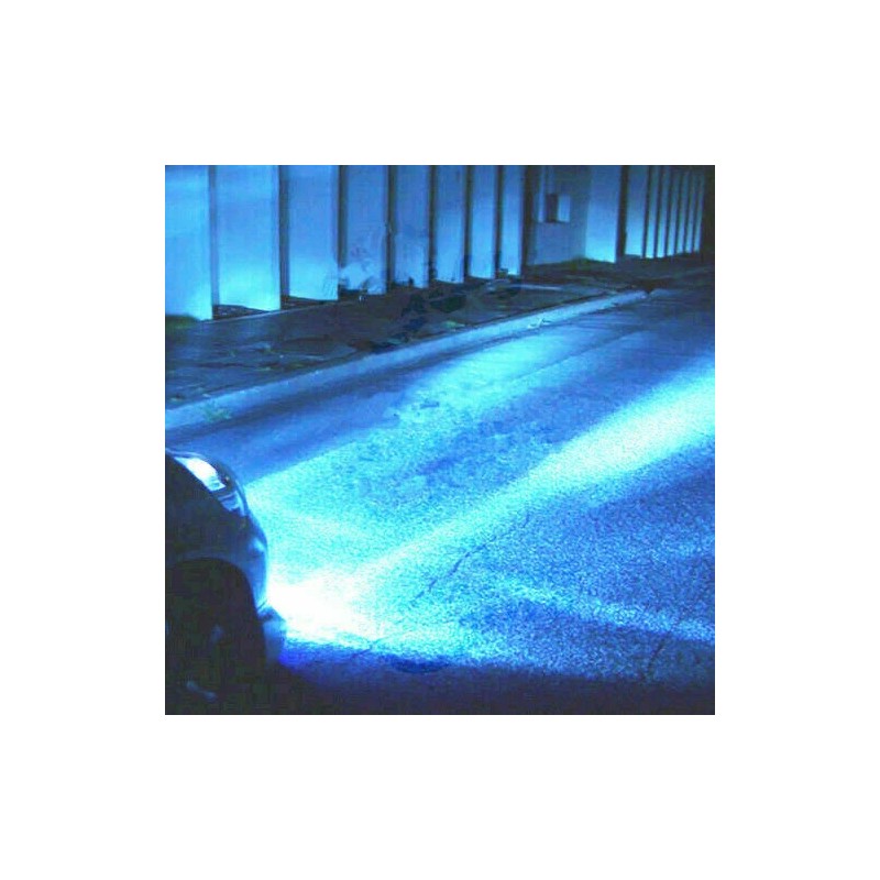 SHENKENUO 4Pcs 8000K Blue LED Headlight Bulbs High Low Beam