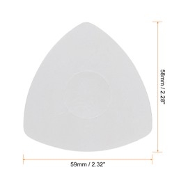 HARFINGTON 30pcs Tailors Chalk, Triangle Sewing Chalk, Washable Fabric Marker for Sewing Quilting Crafting Notions Supplies Accessories, White