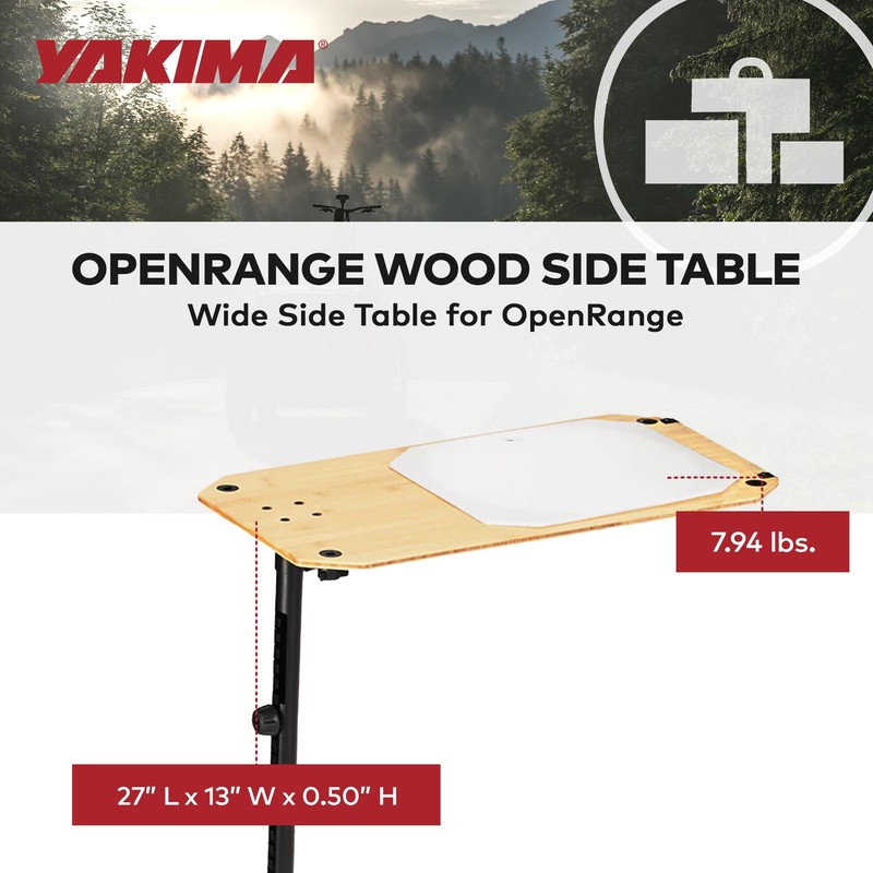 Yakima EXO OpenRange 13 x 27 Inch Wooden Side Rectangular