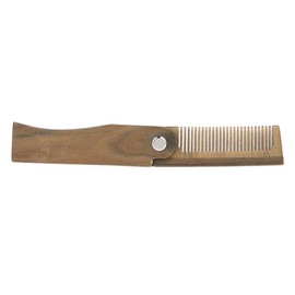 WOONEKY Wooden Comb for Beard Styling Compact Portable Men's Grooming Essential